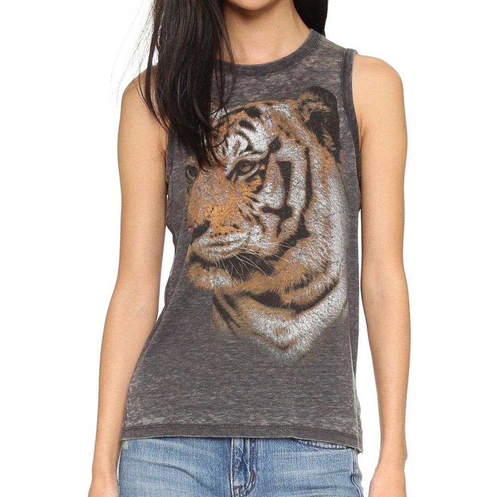 Chaser Tiger Face Muscle Tank